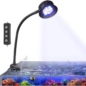 Ahareef Aquarium LED Reef Light Dimmable Full Spectrum Marine LED Fish Tank Light Saltwater Nano Aquarium LPS SPS Lighting 30 Watts