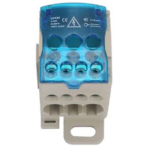 Terminal Block Distribution Box, Din Rail Terminal Block Distribution Box Electric Wire Connector Universal Power Junction Box