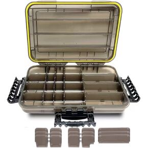 Waterproof 3600 Fishing Tackle Box, Waterproof 3600 Tackle Trays, Organizer with Removable Dividers, Storage of Lures, Hooks, And Other Accessories, (1PC 3600)