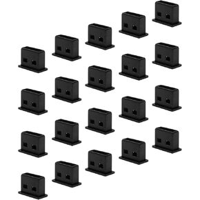 20 Pcs Blue USB Anti Dust Plugs - USB Type-A Dust Stopper - PE Material - USB Port Anti Dust Cover Port Protector for USB Type-A Female Ports