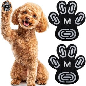 Dog Paw Protector, Anti-Slip Paw Grips for Senior Dogs on Hardwood Floors, Dog Paw Pads for Hot Pavement, Paw Stickers with Strong Traction for Dogs Feet, 5 Sets (20 Pcs) XL
