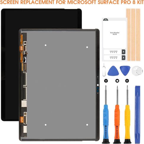 استبدال الشاشة لجهاز Microsoft Surface Pro 8 8th LCD Display 1982 1983 2021 شاشة رقمية تعمل باللمس مجموعة كاملة مع مجموعات إصلاح (13 بوصة، 2880x1920) in Saudi Arabia