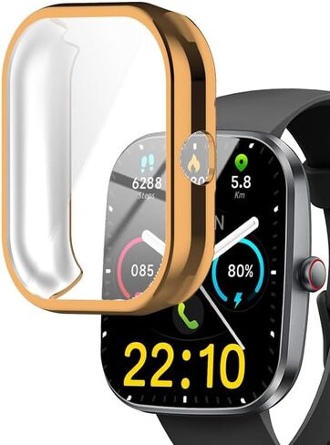 Watch Cases compatible with Kuizil T70 1.91" Smart Watch, TPU Case with Screen Protector, Protecting Watch Body & Screen (Black) in Saudi Arabia