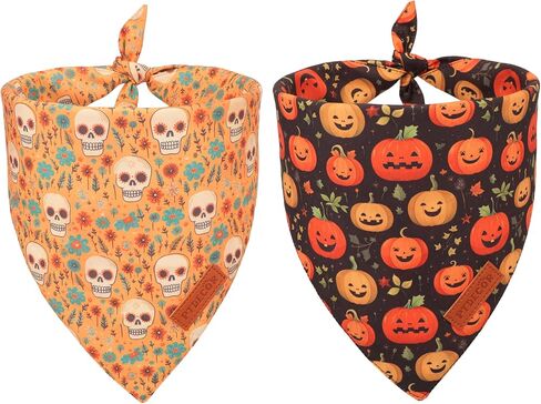 PTDECOR Christmas Dog Bandana, Xmas Light Bulb Santa Dog Bandana Reversible Holiday Dog Scarf, Triangle Dog Christmas Bandanas for Medium Large Dogs Pets (Blue, Large) in Saudi Arabia