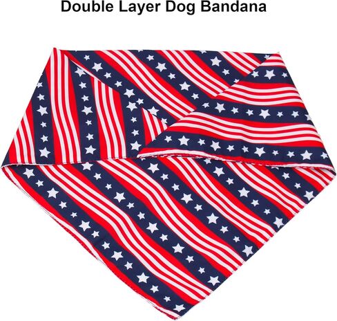 PTDECOR Christmas Dog Bandana, Xmas Light Bulb Santa Dog Bandana Reversible Holiday Dog Scarf, Triangle Dog Christmas Bandanas for Medium Large Dogs Pets (Blue, Large) in Saudi Arabia