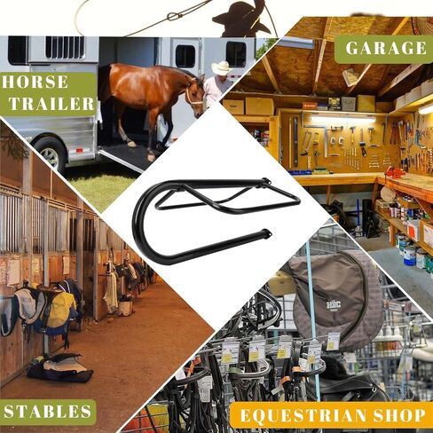 4 Sets Saddle Rack,Wall Mounted Detachable Saddle Rack Stand for English and Western Saddles, 27.3x16.3x12.5 Inches in Saudi Arabia