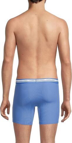 Calvin Klein Men's Microfiber Wicking Boxer Briefs 3 Pack in Saudi Arabia