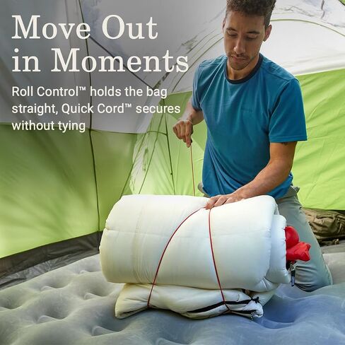 Coleman Flatlands Sleeping Bag Collection, 30°F/35°F/40°F/45°F/50°F Sleeping Bags with Big & Tall and Queen-Size Options, Made from 100% Recycled Material, Cool Weather Sleeping Bag for Adults in Saudi Arabia