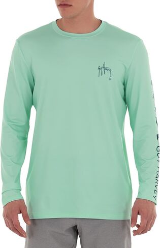 Guy Harvey Men’s Long Sleeve Performance Shirt with 50+ UPF Sun Protection in Kuwait