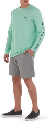 Guy Harvey Men’s Long Sleeve Performance Shirt with 50+ UPF Sun Protection in Kuwait