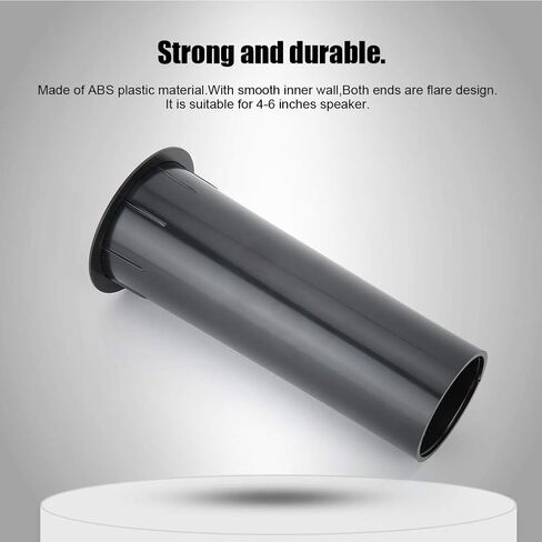 Speaker Port Tubes for Bass Enhancer, Subwoofer Air Ports Repalcement & DIY Parts 50mm x 141mm Speaker Cabinet Port Tube, 2-Pack(Black) in Saudi Arabia