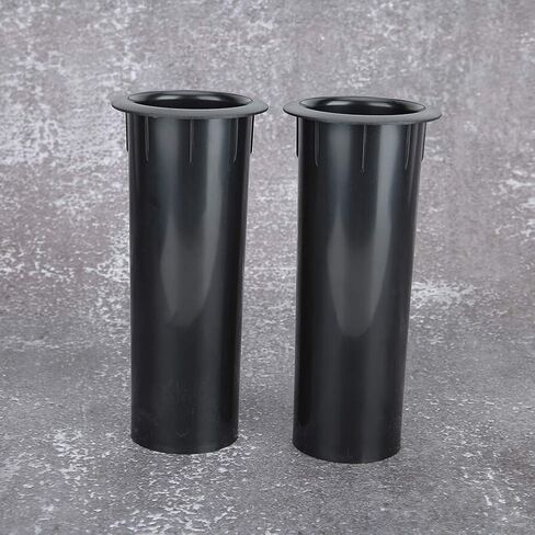 Speaker Port Tubes for Bass Enhancer, Subwoofer Air Ports Repalcement & DIY Parts 50mm x 141mm Speaker Cabinet Port Tube, 2-Pack(Black) in Saudi Arabia