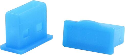 20 Pcs Blue USB Anti Dust Plugs - USB Type-A Dust Stopper - PE Material - USB Port Anti Dust Cover Port Protector for USB Type-A Female Ports in Saudi Arabia