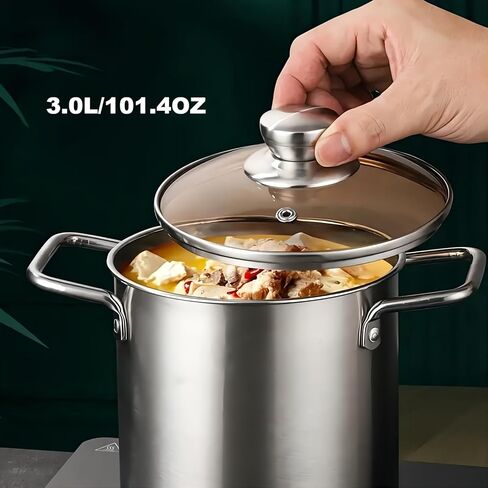 Deep Fryer Pot, Small Deep Fryer with Basket Stainless Steel, Deep Fry Pot with Strainer Basket & Glass Lid, Japanese Tempura Fryer Fish Fryer Pot for Kitchen Fries and Chicken in Saudi Arabia