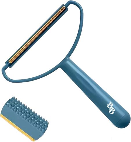 Pet Hair Removal Tool, 2-Sided with Shave and Smooth Surfaces, Large Size, Pet Cleaning Brush for Furniture (Rock Blue) in Saudi Arabia