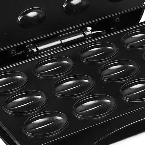 Walnut Cookie Maker, Electric Nut Waffle Bread Maker, 12Pcs Non Stick Double Sided Walnut Cookie, Electric Oreshki Maker for Home for Breakfast, Genericw6ye29pxsk in Saudi Arabia