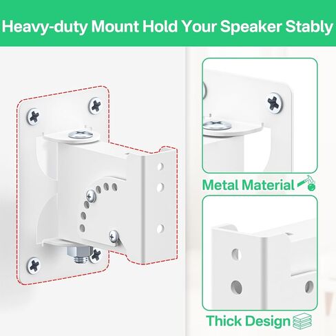 notiela Tilt & Swivel Adjustable Speaker Wall Mount for Sony HT-A9, SA-RS5 Speaker Mount - Wall Speaker Mount Designed for Sony HT-A9 & SA-RS5 Wall Mount for Better Sound, 4 Pack in Saudi Arabia