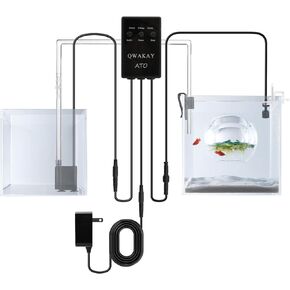 Auto Top Off System Aquarium - Smart Automatic ATO System for Fish Tank - Water Level Controller Kit for Saltwater Aquarium (with Submersible Pump)