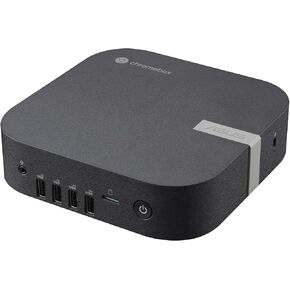 ASUS Chromebox 5a with Intel® Celeron® 7305 Processor, 4GB DDR4 RAM, 128GB M.2 PCIe G4x4 NVMe SSD, Quad-Display, Wi-Fi 6E & Bluetooth, Gb LAN, USB-C, Chrome OS, VESA Mount