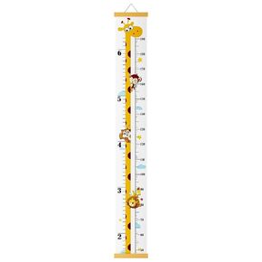 Outivity Baby Growth Height Chart, Hanging Ruler Wall Decals for Kids Boys Girls, Canvas and Wood Removable Measure Wall Ruler for Children