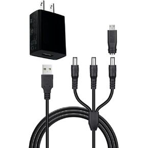 Training Collars Charger for Educator Series 300, 400, 800, 900 and 1200, Triple Lead Charger for Barkless Training E Collar Remote Dog Training Collar Replacement Power Supply Adapter Cord