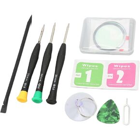 Watch Front Glass Replacement Kit Compatible for Galaxy Watch 4 R870 R875, Premium Tempered Glass Cover with Professional Installation Tools