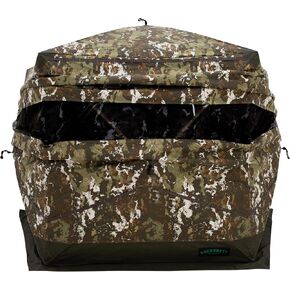 Barronett Blinds Ox 5 Portable Hub Hunting Blind, Durable OxHide™ Fabric, Panoramic Shooting Window, 72" x 96" x 96"