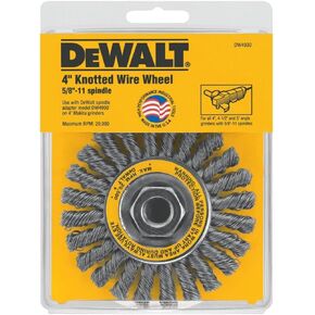 DEWALT Wire Wheel, Cable Twist, 4-Inch (DW4930)