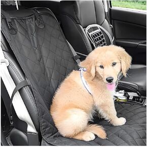 Car Front Seat Cover for Dogs, Scratch-Proof Car Seat Cover for Pets, Non-Slip No-Skirt Seat Cover for Most Vehicles, Universal Car Accessories