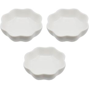 3Pcs 4.33"x2.2" Bamboo Hermit Crab Food & Water Bowl,Mini Food Dish Kit for Hermit Crab Tarantula Snail