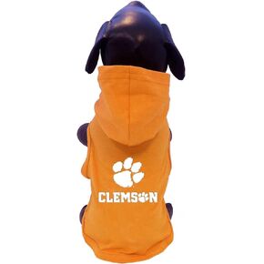 NCAA Clemson Tigers Collegiate Cotton Lycra Hooded Dog Shirt