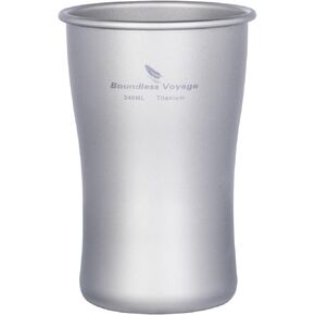 Boundless Voyage Titanium Beer Cups Ultralight Coffee Tea Juicy Mugs for Outdoor Camping Picnic 240ml 380ml 600ml (600ml)