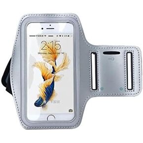 BRG Technology Co/GYM Workout Armband Bike Cycle Jogging Running Exercise/Defender Cases with Key Pocket /For iphone 6 (4.7) /multiple color (Gray)