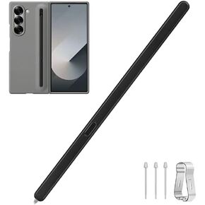 Z Fold 6 S Pen Fold Edition Replacement Compatible for Samsung Galaxy Z Fold 6 / Fold 5 Phone Only with 3 pcs Pen Tips (Black)