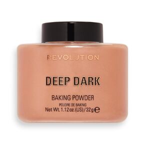 Makeup Revolution Loose Baking Powder, Make Up Setting Powder, Provides Long-lasting Coverage, Reduces Shine, For All Skin Tones, Translucent, 32g