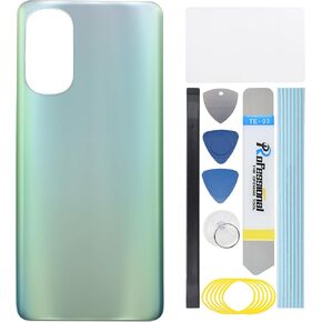Green Plastic Back Replacement for Motorola Moto G Stylus 5G (2022) XT2215-1 XT2215-4 XT2215-2 Battery Door Back Panel Repair Part with pre-install adhesive