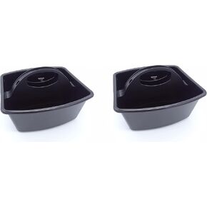 Grooming Cleaning Tool Supplies Tote Caddy - 10.5" x 10" x 6.5" - 2 Pack