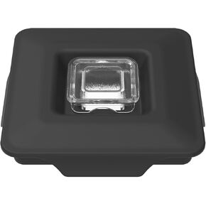 Blender Lid Replacement for Blendtec Commercial 40-310 Latching Lid Cover Replacement with Center Cap, Fourside Wildside Jar Replacement Part for Blendtec Blender Top Accessories