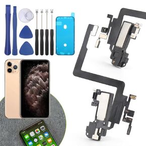 Earpiece Speaker Replacement for iPhone 11 Pro Ear Speaker Flex Cable Replacement for iPhone 11 Pro with Tool