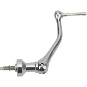 VBESTLIFE Fishing Reel Rotary Knob Handle, Spinning Reel Handle Aluminum Alloy Rustproof Screw in Type Fishing Wheel for Spinning Reel Replacement Grip Parts