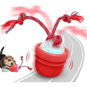 Interactive Dog Toys, Automatic Rolling Dog Ball, Motion Activated Dog Toys Ball for Small/Medium Dogs, USB Rechargeable & Waterproof