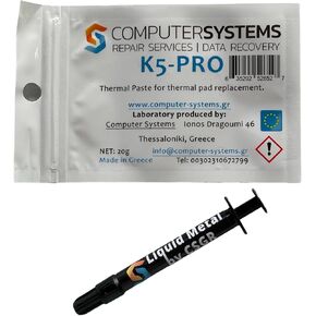 Liquid Metal by CSGR 1g & K5 PRO 20g Thermal Set – High Performance Cooling