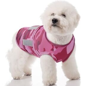 MIGOHI Dog Anxiety Vest,Soft Dog Anxiety Relief Coat,Calming Vest Wrap for Thunderstorm,Fireworks,Travel and Separation,Anxiety Relief for Dogs,Dog Firework Anxiety Relief for Small Dogs,S,Camouflage