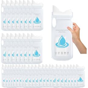 Disposable Urine Bag 40PCS， Pee Bags for Travel,Urine Bottle,Emergency Urine Bag for Kids,700CC Urine Bag for Travel Traffic Jams Outdoors Long-Distance Transport,Camping Toilet, Potty Emergency