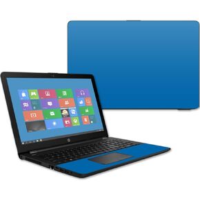 Mightyskins Skin Compatible with Hp 15t Laptop 15.6" (2017) - Solid Blue | Protective, Durable, and Unique Vinyl Decal Wrap Cover | Easy to Apply, Remove, and Change Styles | Made in The USA