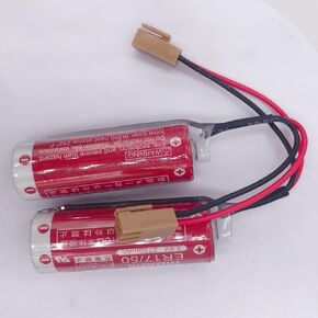 2X er17/50 Battery .3.6v 2750mAh er17/50 Battery with Brown Plug (2)