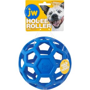 JW Pet HOL-ee Roller™، كرة ألغاز لعبة للكلاب، مطاط طبيعي، متوسط ​​(قطر 4.5 بوصة)، وردي in Kuwait