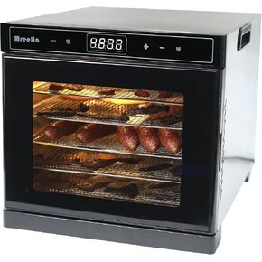 Food Dehydrator, 8 Stainless Steel Trays, Dryer for Jerky, Dog Treats, Herb, Meat, Beef, Fruit | Keep Warm Function, 48H Digital Timer and 176°F Temperature Control, UL certification report