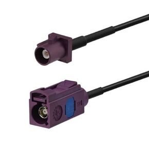 Fakra Male to Female D Coded Extension Cable RG174 50CM Fakra Coaxial Cable Fakra D 4G LTE 3G UMTS GSM Car Telematics Antenna Adapter Extension Cable 50CM