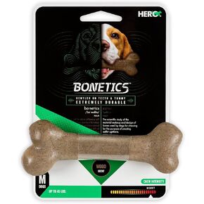 HERO | Bonetics Femur Bone | Dog Bones | Puppy Bones | Designed for Medium Dogs Up to 45 lbs (Wood Scent)